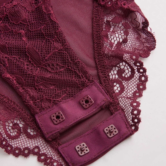 Cider Burgundy Lace Shapewear - Picture 5 of 9